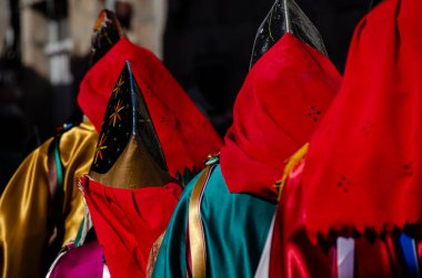 Pantalla geleneksel karnaval maskesi, Galiçya 'nın en popüler karnavallarından biri, Entroido de Xinzo de Limia.