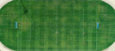 NATURAL GRASS Foot Pitch, AERIAL VieW 'in ORTOAL görüntüsü