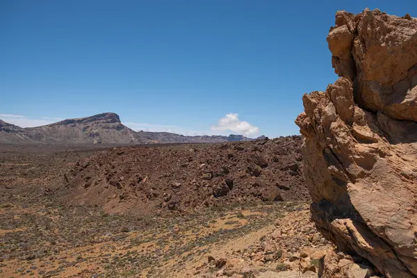 Volkan çölü, ulusal park. Teneride Adası, Kanarya Adaları. İspanya