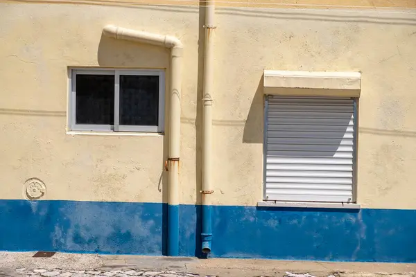 stock image facade of a house on the coast of northern portugal