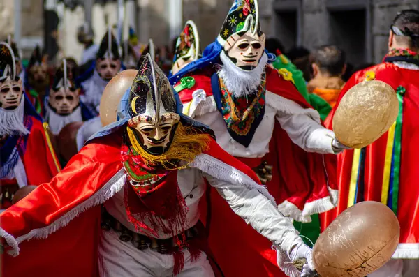 Pantalla, Xinzo de Limia, Ourense karnavalındaki geleneksel maske. Galiçya, İspanya