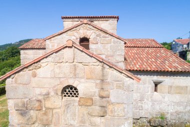 Santa Comba de Bande Visigotik Kilisesi, Bande, Ourense Bölgesi. Galiçya, İspanya