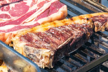 Biftek ızgarası, yaz yemeği festivali..