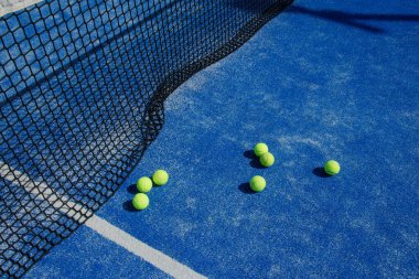 Tenis kortunun Yüksek Açı Görünümü Spor Geçmişi Konsepti