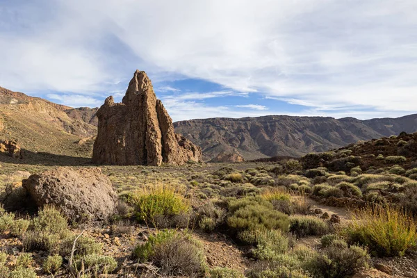 Llano de Ucanca 'da kaya oluşumları, Teide Ulusal Parkı, Tenerife, Kanarya Adaları
