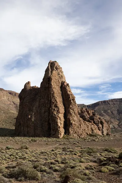 Llano de Ucanca 'da kaya oluşumları, Teide Ulusal Parkı, Tenerife, Kanarya Adaları