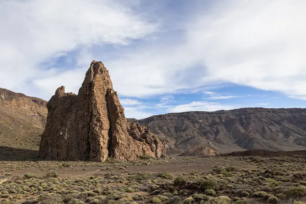 Llano de Ucanca 'da kaya oluşumları, Teide Ulusal Parkı, Tenerife, Kanarya Adaları