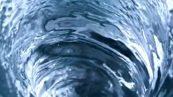 Super Slow Motion Water Whirlpool High Quality Fullhd Footage — Stock Video