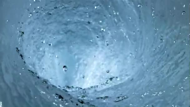 Super Câmera Lenta Água Redemoinho Imagens Fullhd Alta Qualidade — Vídeo de Stock