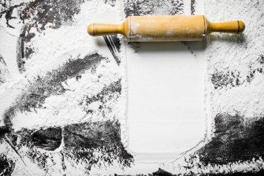 Merdaneli buğday unu. Kırsal arkaplanda