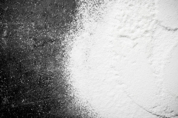 小麦粉の食感 トップビュー — ストック写真