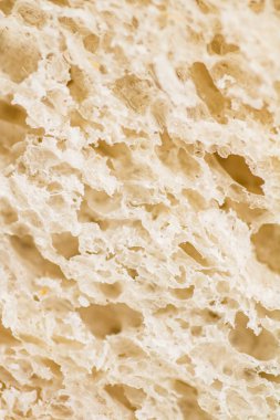 Buğday ekmeği hamuru. Makro arka plan. Ekmeğin dokusu. Yüksek kalite fotoğraf