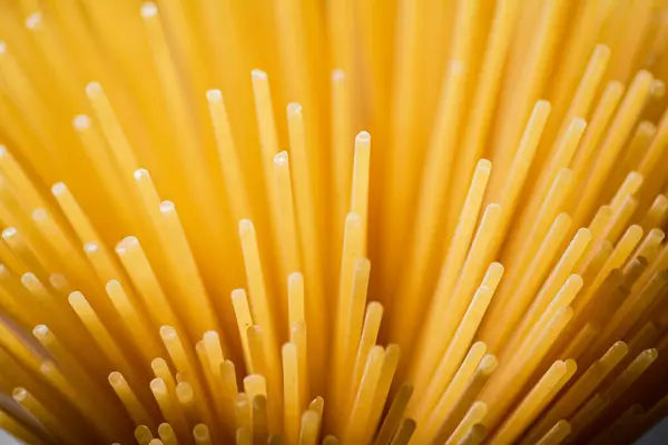 Bunch Spaghetti Dry Macro Background High Quality Photo — Stock Photo, Image