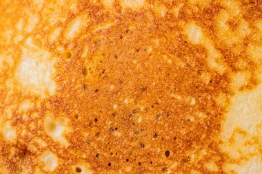 Homemade pancakes. Macro background. The texture of pancakes. High quality photo