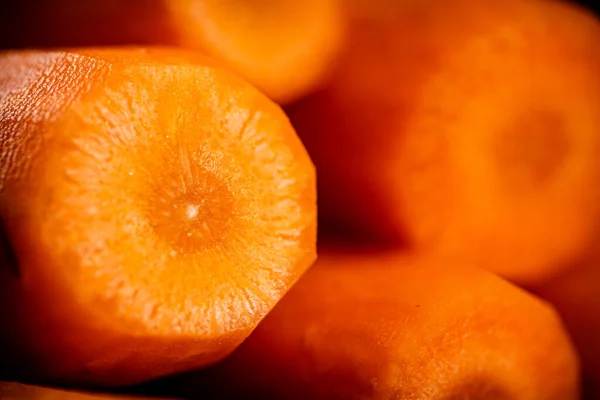 Fresh carrots. Macro background. Carrot texture. High quality photo