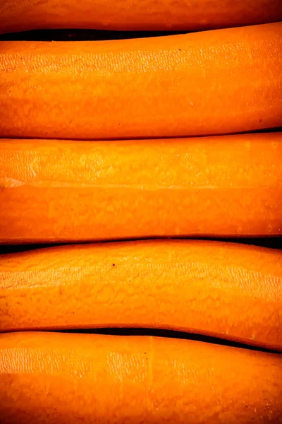 Zanahorias Frescas Jugosas Fondo Macro Foto Alta Calidad — Foto de Stock