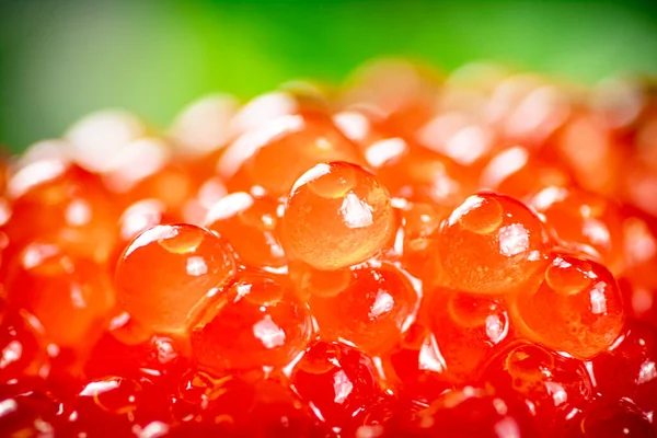 Grains Red Caviar Red Caviar Texture High Quality Photo — Foto de Stock