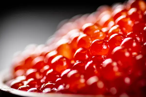 Red Caviar Red Caviar Texture High Quality Photo — стоковое фото