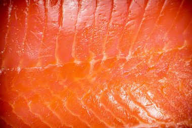 Pickled salmon fillet. Macro background. High quality photo