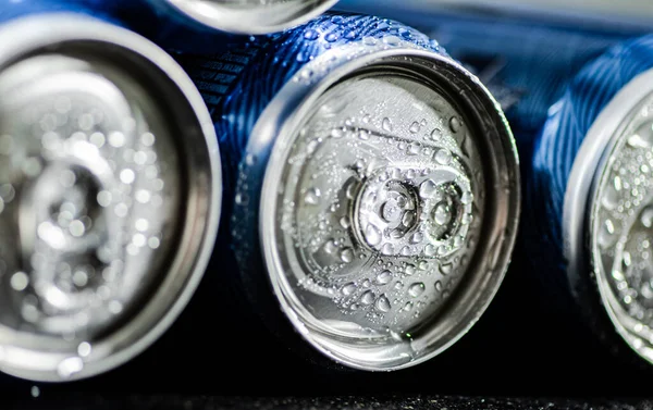 Fresh Beer Cans Concept Shot — Stock Photo, Image