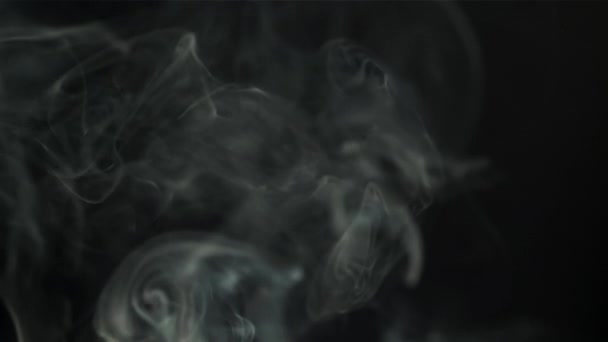 Fehér Füst Emelkedik Felvétel Lassított Felvétel 1000 Fps Kiváló Minőségű — Stock videók