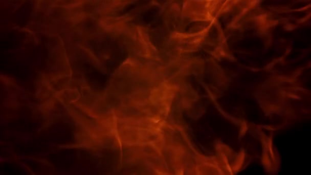 Полум Чорному Тлі Знімається Повільний Рух 1000 Високоякісні Fullhd Кадри — стокове відео