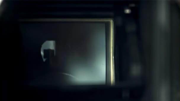 Kameramátrix Redőnyök Működtetése Makró Lövés Egy Nagy Sebességű Kamerával 1000 — Stock videók