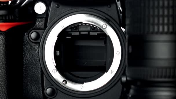 Operation Camera Matrix Shutters Filmed High Speed Camera 1000 Fps — Stock Video