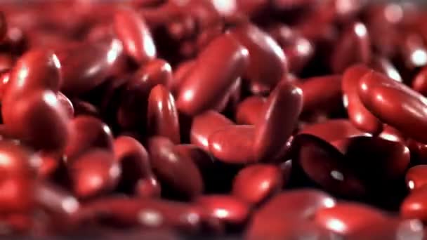 Vörösbab Esése Egy Nagy Sebességű Kamerával 1000 Fps Sebességgel Kiváló — Stock videók