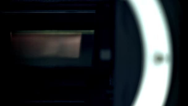 Супер Замедленная Работа Матричных Жалюзи Камеры Высококачественные Fullhd Кадры — стоковое видео