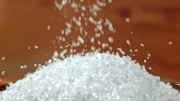 Супер Замедленная Соль Высококачественные Fullhd Кадры — стоковое видео
