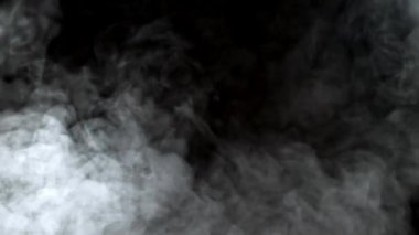 Süper yavaş çekim yoğun duman. Yüksek kaliteli FullHD görüntüler