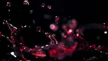 Süper yavaş çekim şarap mantarları. Yüksek kaliteli FullHD görüntüler