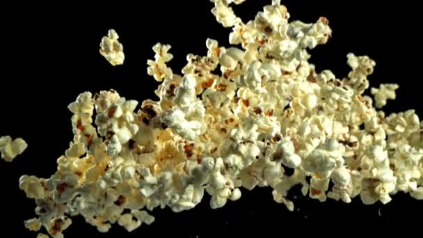 Super Slow Motion Popcorn Hoge Kwaliteit Fullhd Beeldmateriaal — Stockvideo