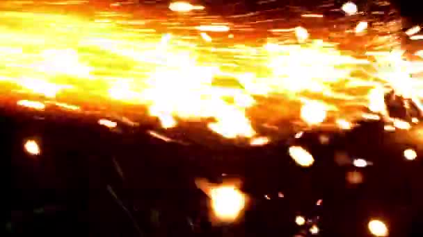 Gerakan Super Lambat Sparklers Rekaman Fullhd Berkualitas Tinggi — Stok Video