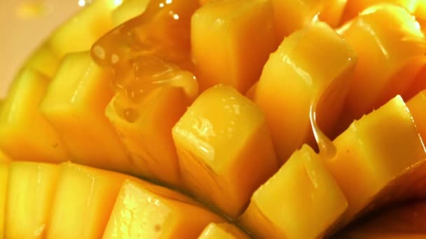 Mango Suculent Mișcare Foarte Lentă Înregistrare Fullhd Înaltă Calitate — Videoclip de stoc