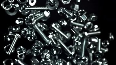 Çeşitli bağlayıcılar yukarı aşağı uçuyor. 1000 fps 'de yüksek hızlı bir kamerayla çekildi. Yüksek kaliteli FullHD görüntüler