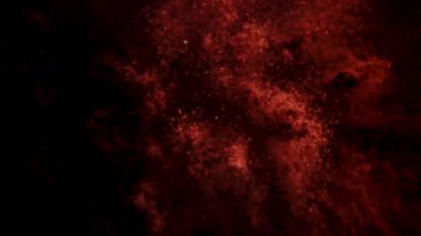 Uçuşta kırmızı kırmızı biber. 1000 fps 'de yüksek hızlı bir kamerayla çekildi. Yüksek kaliteli FullHD görüntüler