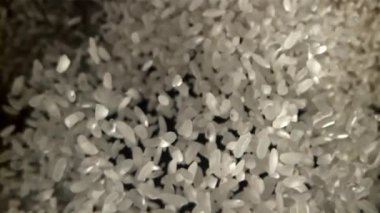 Pirinç yukarı uçar ve aşağı düşer. 1000 fps 'de yüksek hızlı bir kamerayla çekildi. Yüksek kaliteli FullHD görüntüler