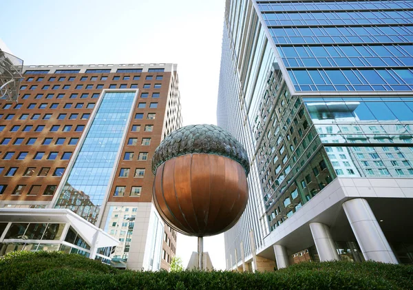 Stock image View of the acorn in downtown Raleigh NC on Fayetteville Street    