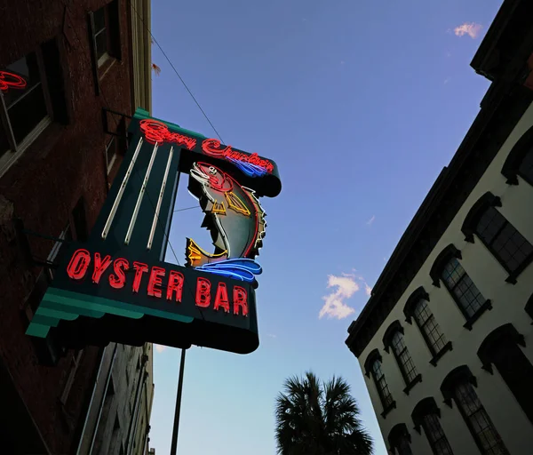 Savannah Usa 2023 Desculpe Charlies Oyster Bar Restaurante Centro Savannah — Fotografia de Stock