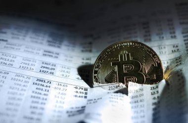 Bitcoin yırtılan gazete hisse senedi fiyatlarına çarpıyor                                