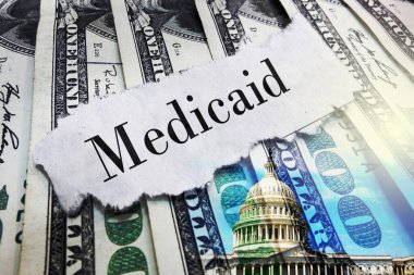 Medicaid gazetesi, Washington 'daki Amerikan Kongre Binası' nın 100 dolarlık banknotlarını manşet yaptı.                              