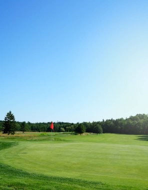 Maine Dağı 'nda bir golf sahası.