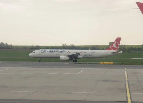 Vienna Rakousko Circa April 2017 Turkish Airlines Airbus A321 Během — Stock fotografie