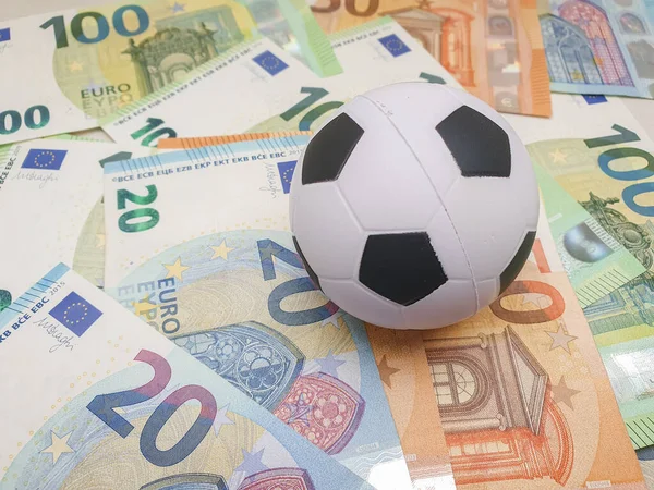 Futebol Dinheiro Que Deu Errado — Fotografia de Stock