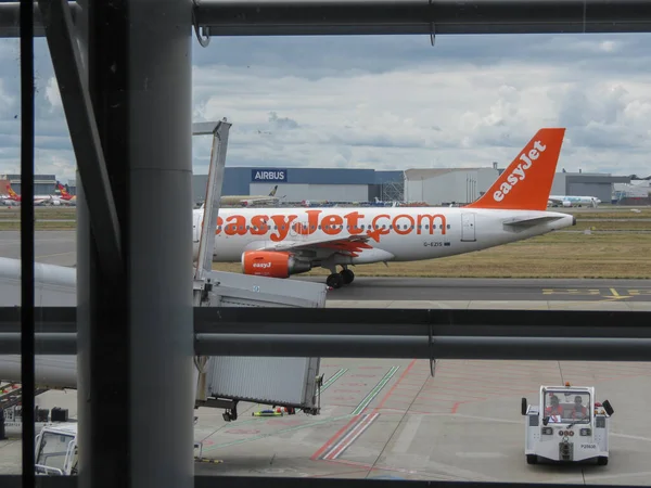 Toulouse France Circa August 2018 Easyjet Airbus A319 Taxi — Stock Photo, Image