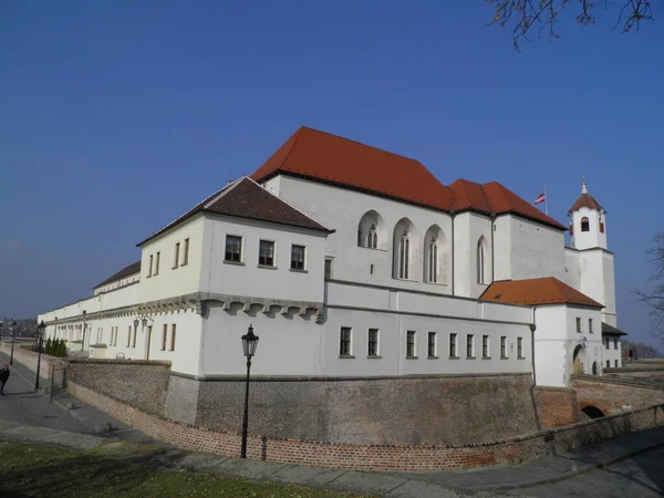 Castelo Spieberg Brno Uma Antiga Prisão Para Prisioneiros Políticos Como — Fotografia de Stock