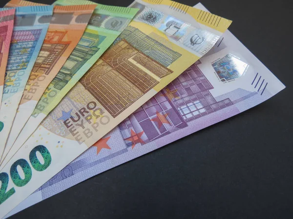 Avrupa Birliği Nin Tam Avro Banknotları Serisi Para Birimi — Stok fotoğraf