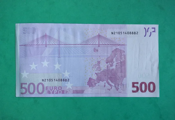 500 Euro Měny Bankovek Evropské Unie — Stock fotografie